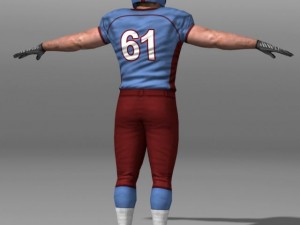Football player 3D Model
