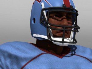 Football player 3D Model