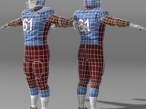 Football player 3D Model