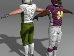 Football player 3D Model