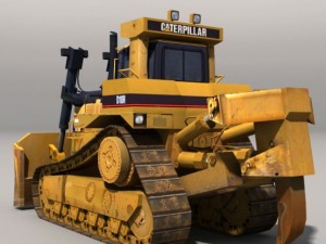 Bulldozer d10r 3D 모델