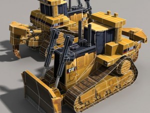 Bulldozer d10r 3D 모델