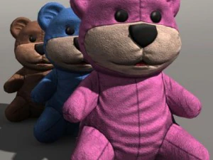 장난감 01 곰 3D 모델