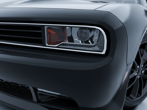 Muscle Car 1 3D Model
