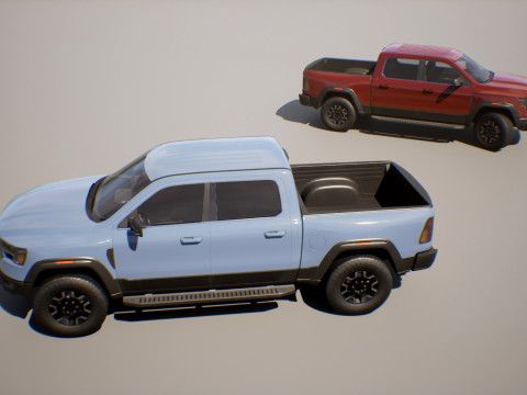Pickup Truck 1 - Game Ready Vehicle 3D-Modell