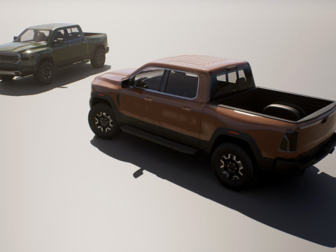 Pickup Truck 1 - Game Ready Vehicle 3D-Modell