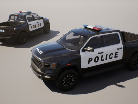 Pickup Truck 1 - Game Ready Vehicle 3D-Modell