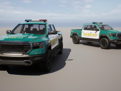 Pickup Truck 1 - Game Ready Vehicle 3D-Modell