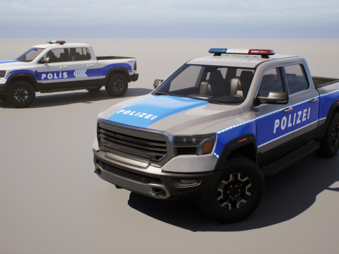 Pickup Truck 1 - Game Ready Vehicle 3D-Modell
