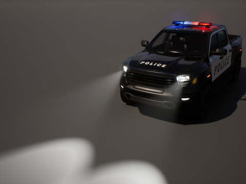 Pickup Truck 1 - Game Ready Vehicle 3D-Modell
