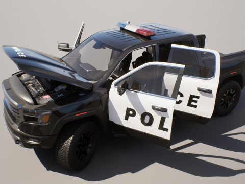 Pickup Truck 1 - Game Ready Vehicle 3D-Modell