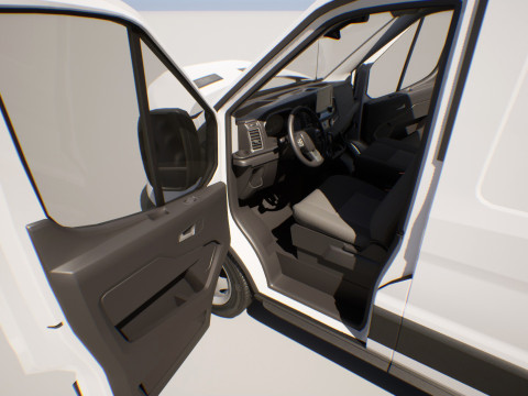 Cargo Van - Game Ready Vehicle 3D Model