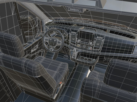 Cargo Van - Game Ready Vehicle 3D Model