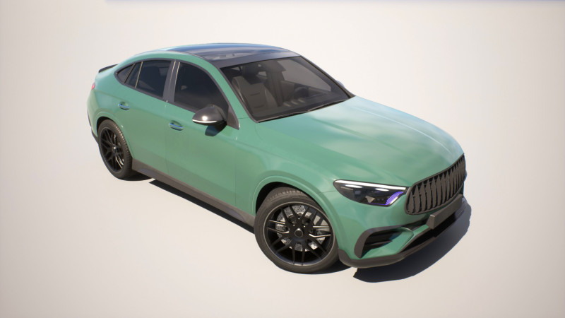 Coupe SUV - Game Ready Vehicle 3D-Modell .c4d .max .obj .3ds .fbx .stl .blend