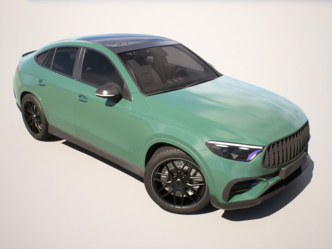 Coupe SUV - Game Ready Vehicle 3D 모델
