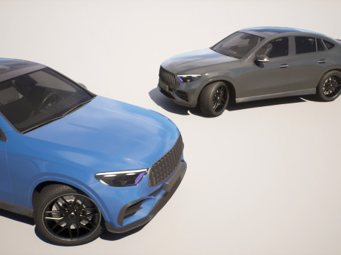 Coupe SUV - Game Ready Vehicle 3D-Modell