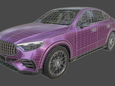 Coupe SUV - Game Ready Vehicle 3D-Modell