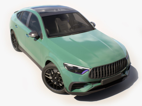 Coupe SUV - Game Ready Vehicle 3D-Modell