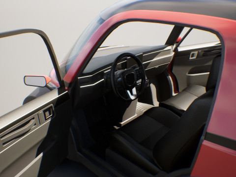 Microcar - Game Ready Vehicle 3D Model