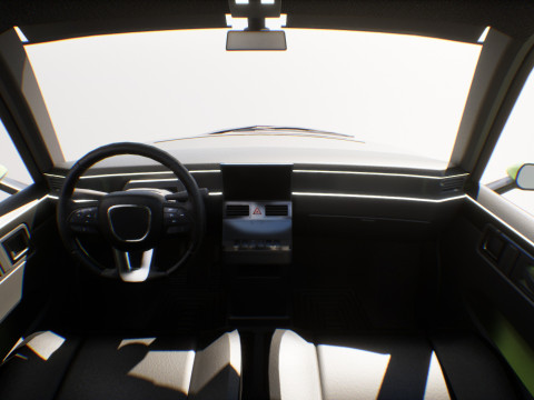 Microcar - Game Ready Vehicle 3D Model