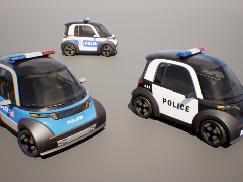 Microcar - Game Ready Vehicle 3D Model