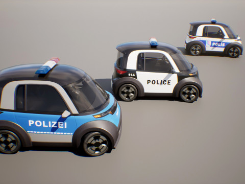 Microcar - Game Ready Vehicle 3D Model