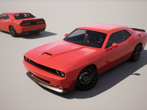 Muscle Car 2 - Game Ready Vehicle 3D Model