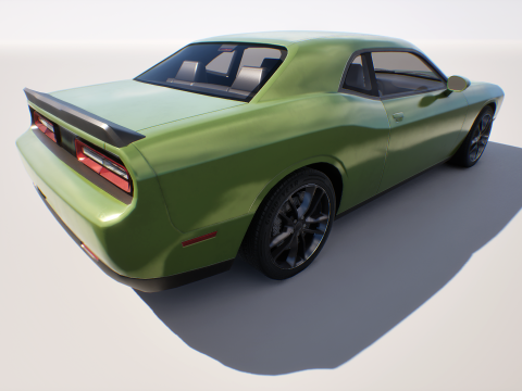 Muscle Car 2 - Game Ready Vehicle 3D Model