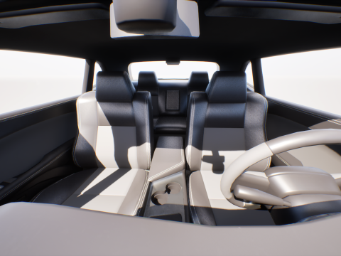 Muscle Car 2 - Game Ready Vehicle 3D Model