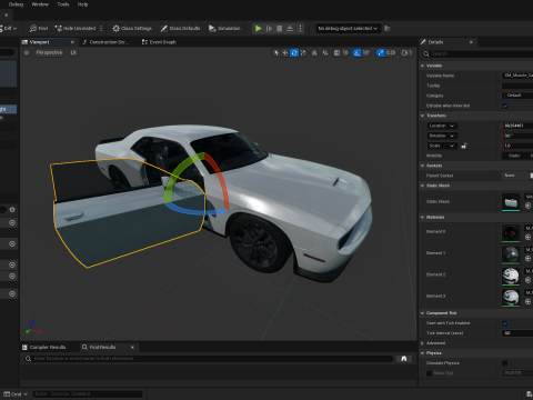 Muscle Car 2 - Game Ready Vehicle 3D Model
