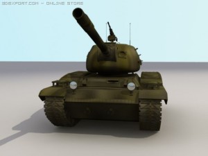 millitarytank 3D मॉडल