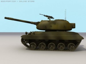 millitarytank 3D मॉडल
