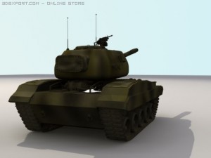 millitarytank 3D मॉडल