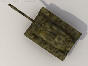 millitarytank 3D मॉडल