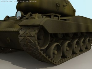 millitarytank 3D मॉडल
