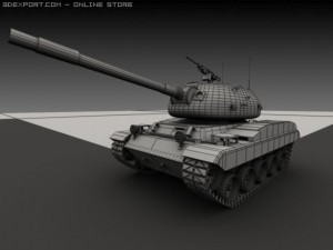 millitarytank 3D मॉडल