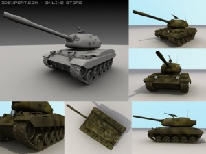 millitarytank 3D मॉडल
