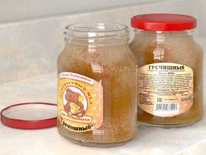 buckwheathoneyjar Modelo 3D