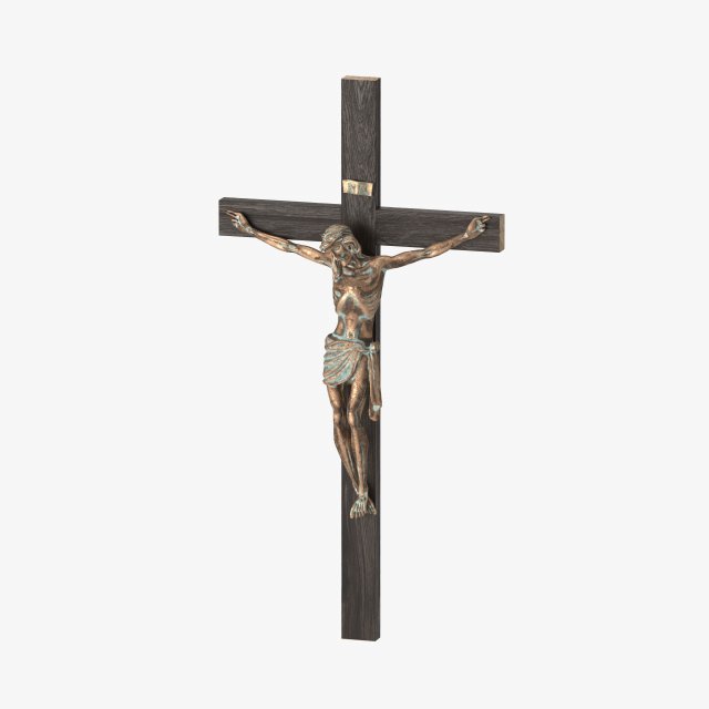 Crucifix 3Dモデル .c4d .max .obj .3ds .fbx .stl .blend 