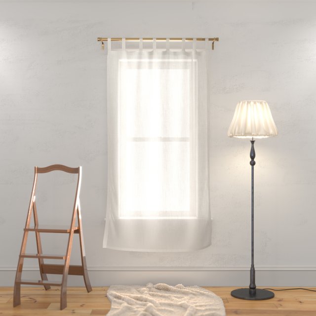 curtain a2 3Dモデル .c4d .max .obj .3ds .fbx .stl .blend 