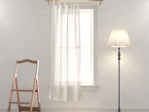 zasłona a2 Model 3D