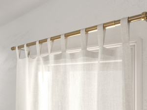 curtain a2 3Dモデル