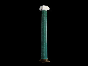 Round ionic column 3D Model