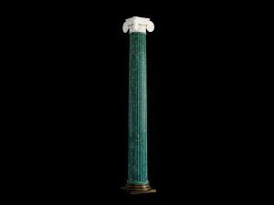 Round ionic column 3D Model
