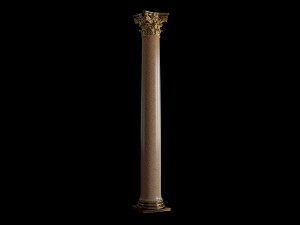 Round corinth column 3D Модель