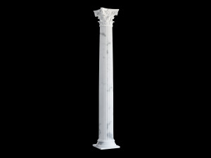 Round corinth column 3D Модель