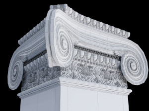 Rectangular ionic column 3Dモデル