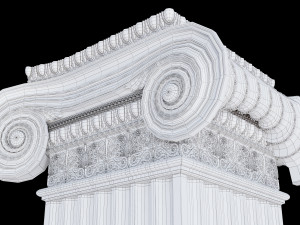 Rectangular ionic column 3Dモデル