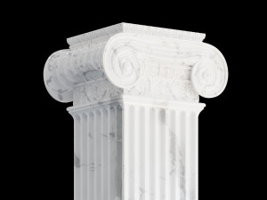 Rectangular ionic column 3Dモデル