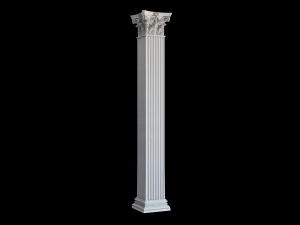 Rectangular corinth column 3D Model